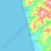 Mapa topográfico Amantea, altitud, relieve