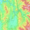 Mapa topográfico Mandi, altitud, relieve