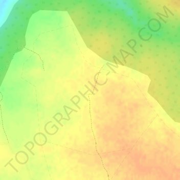 Mapa topográfico Paroda, altitud, relieve