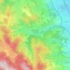 Mapa topográfico Saint-Bonnet-des-Quarts, altitud, relieve
