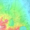 Mapa topográfico Masaya, altitud, relieve
