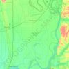 Mapa topográfico Mississippi County, altitud, relieve