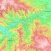 Mapa topográfico Boniyar, altitud, relieve
