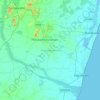 Mapa topográfico Tirukalukundram, altitud, relieve