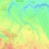 Mapa topográfico Portel, altitud, relieve
