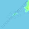 Mapa topográfico Eilean nan Ròn, altitud, relieve