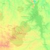 Mapa topográfico Novo Repartimento, altitud, relieve