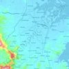 Mapa topográfico Balasan, altitud, relieve