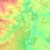 Mapa topográfico Ermidas-Sado, altitud, relieve