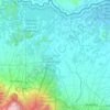 Mapa topográfico Sarapiquí, altitud, relieve