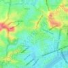Mapa topográfico Paddington, altitud, relieve