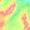 Mapa topográfico Ain Djammala, altitud, relieve