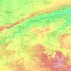 Mapa topográfico Sidhi, altitud, relieve