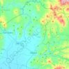 Mapa topográfico Sébaco, altitud, relieve