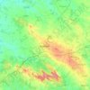 Mapa topográfico Estremoz, altitud, relieve