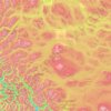 Mapa topográfico Area E (Ootsa Lake/François Lake), altitud, relieve