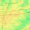 Mapa topográfico Comuna 11, altitud, relieve