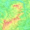 Mapa topográfico North Hanover Township, altitud, relieve