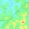 Mapa topográfico Eachur, altitud, relieve