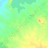 Mapa topográfico Kharka, altitud, relieve