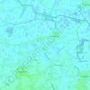 Mapa topográfico Boekhoute, altitud, relieve