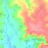 Mapa topográfico Donington on Bain, altitud, relieve