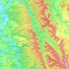 Mapa topográfico La Biesme, altitud, relieve