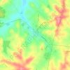 Mapa topográfico Potosi, altitud, relieve