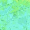 Mapa topográfico Bedfont Lakes South Side., altitud, relieve