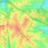 Mapa topográfico Pasadena Hills, altitud, relieve