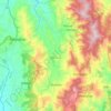 Mapa topográfico Bhadrota, altitud, relieve