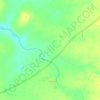 Mapa topográfico Gauda, altitud, relieve