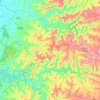 Mapa topográfico Kaparada Taluka, altitud, relieve