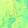 Mapa topográfico Parkers Prairie, altitud, relieve