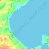 Mapa topográfico Golfe de Gabès, altitud, relieve