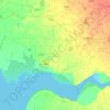 Mapa topográfico Khambhat Taluka, altitud, relieve
