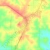Mapa topográfico Westby, altitud, relieve
