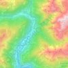 Mapa topográfico Sonico, altitud, relieve