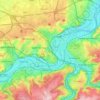 Mapa topográfico 4000, altitud, relieve