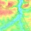 Mapa topográfico Saint-Jouan-de-l'Isle, altitud, relieve