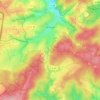 Mapa topográfico Ormont, altitud, relieve