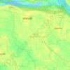 Mapa topográfico Rajbari, altitud, relieve