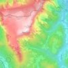 Mapa topográfico Schellenberger Forst, altitud, relieve