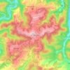 Mapa topográfico Reifferscheid, altitud, relieve