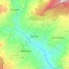 Mapa topográfico Berbeo, altitud, relieve