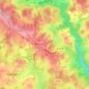 Mapa topográfico Mestes, altitud, relieve