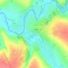 Mapa topográfico Надлак, altitud, relieve