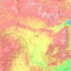 Mapa topográfico Амурская область, altitud, relieve