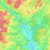 Mapa topográfico 54587, altitud, relieve