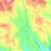 Mapa topográfico Dungourney, altitud, relieve